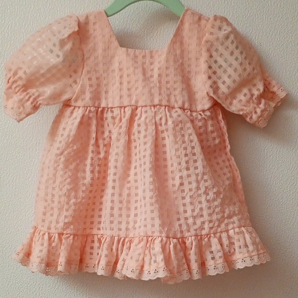 Wonder Nation Peach Baby Dress